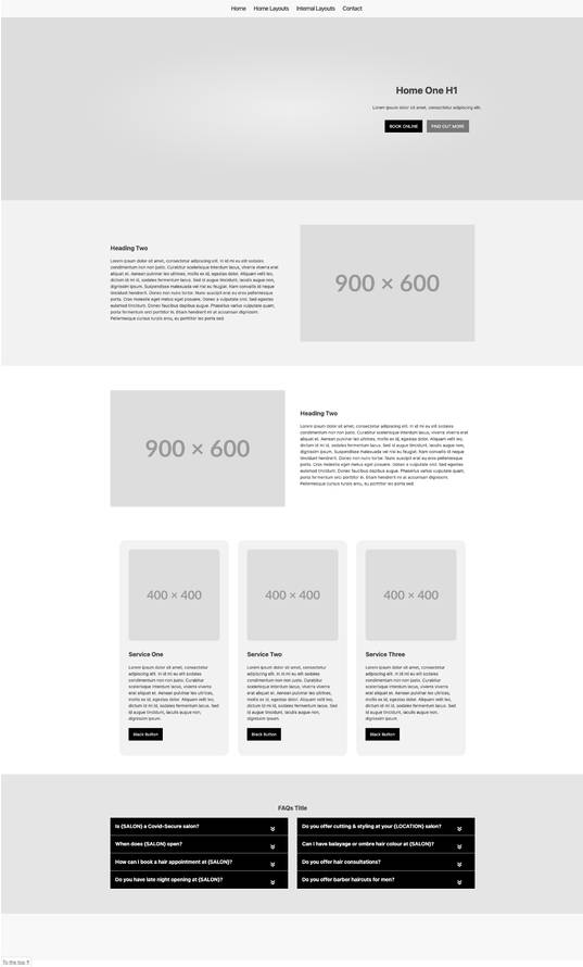 01 home layout one